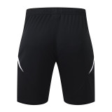 24/25 Man Utd Black Training Short Suit(胸前带广告）