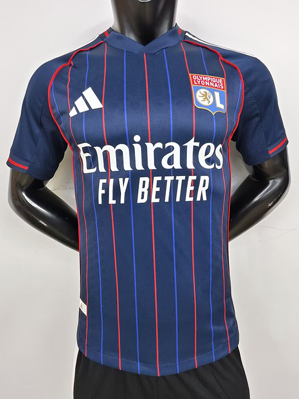 25/26  Lyon Away   Player Version  Soccer Jersey