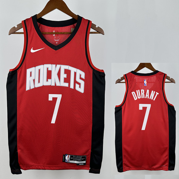 22/23 ROCKETS DUR ANT #7 Red Top Quality Hot Pressing NBA Jersey