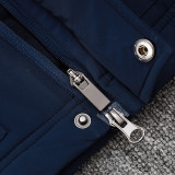24/25 G263 Royal Blue Hooded Cotton Coat 宝蓝