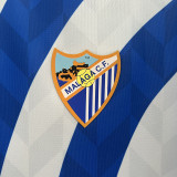 24/25 Málaga CF  Blue Strip Special Edition Fans Soccer Jersey
