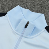 24/25  France Light Blue Color Jacket Tracksuit （浅蓝）
