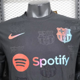 24/25 BAR  Black Team Logo Special Edition Player Version Soccer Jersey
