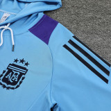 25/26 Argentina Sky Blue Hooded  Tracksuit