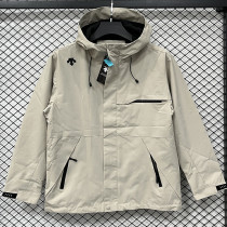 25/26 DESCENTE Khaki  Thickened Assault  Hooded Windbreaker #H003