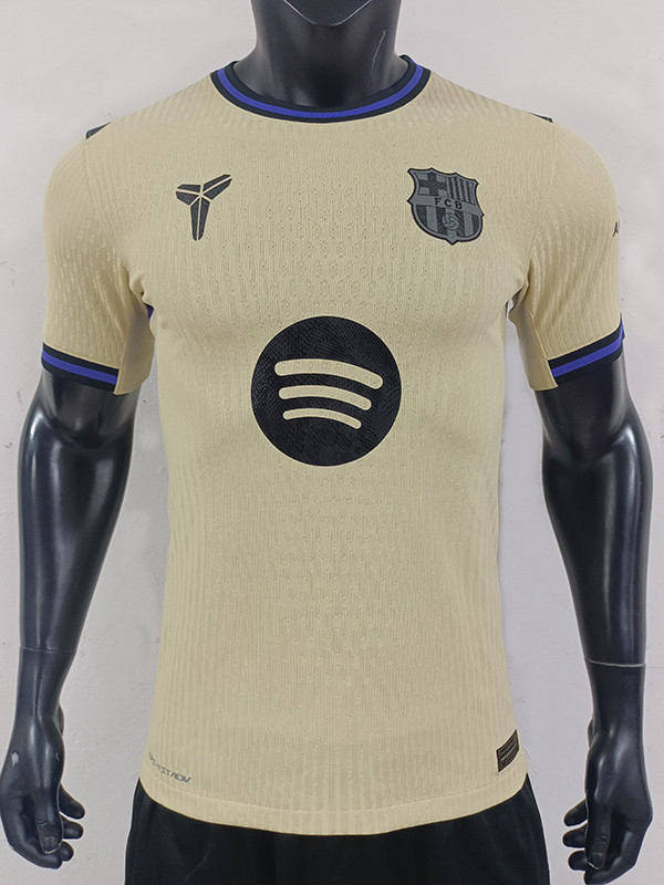 25/26 BAR Away Yellow  Player Version Soccer Jersey