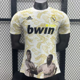 25/26 RMA Yellow Dragon pattern  Special Edition Player Version Soccer Jersey