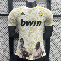 25/26 RMA Yellow Dragon pattern  Special Edition Player Version Soccer Jersey