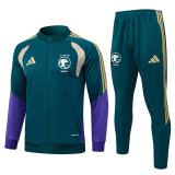 26/27 Saudi Arabia Dark Green Jacket Tracksuit#A26004