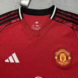 25/26 Man Utd Home   Women  Soccer Jersey#女