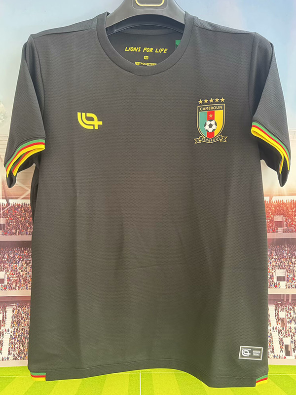 25/26 Cameroon Black T-shirt(圆领）