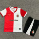 25/26 Feyenoord Home Kids  Soccer Jersey