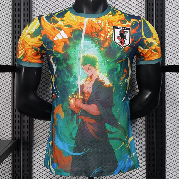 25/26 Japan Swordsman Special Edition Green Player Version  Soccer Jersey