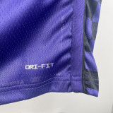 23/24 Kings MONK #0 Purple Top Quality Hot Pressing NBA Jersey (Trapeze Edition)飞人版