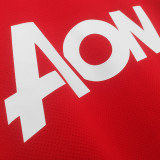 2010/2011 Man Utd Home Long sleeve Retro soccer jersey (长袖)