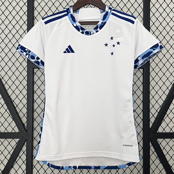 24/25 Cruzeiro Away Women Soccer Jersey(女）