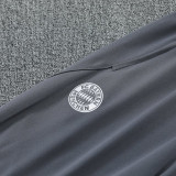 25/26 Bayern Grey Stripe polo shirts pants suit