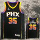 22/23 SUNS DURANT #35 Black Top Quality Hot Pressing NBA Jersey(Trapeze Edition)