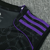 25/26 RMA Black Team Logo Tank top and shorts suit