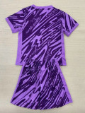 24/25 TOT purple Goalkeeper Kids Soccer Jersey