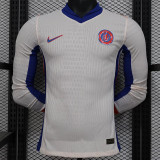 24 /25 CHE Away  Long Sleeve  Player Version Soccer Jersey