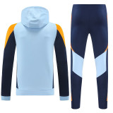 24/25 RMA Light Blue Hooded  Tracksuit浅蓝色