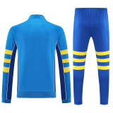 25/26  Boca Juniors Blue Retro Jacket Tracksuit#F06