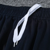 24/25 France Black And Colored StripesTraining Short Suit