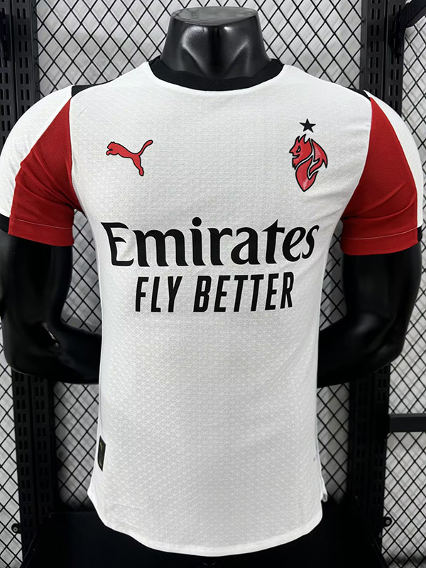 25/26 ACM Special Edition White Player Version Soccer Jersey