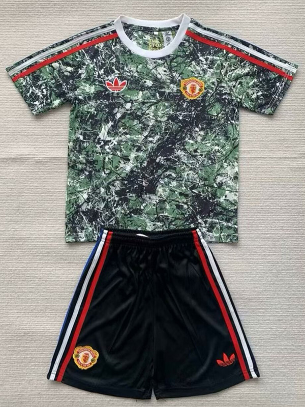 24/25 Man Utd  Co Branded Version Kids Soccer Jersey