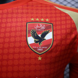 24/25 Ahli Home Player Versions Soccer Jersey