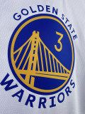 22/23 WARRIORS POOLE #3 White Top Quality Hot Pressing NBA Jersey (V领)