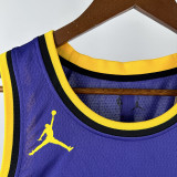 22/23 LAKERS KNEGHT#4 Blue Flying Edition Top Quality Hot Pressing NBA Jersey飞人