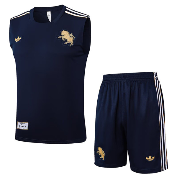 25/26  JUV Royal Blue Tank top and shorts suit#D2518
