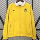 24/25 Club America Beige & Yellow Double Sided Windbreaker (双面风衣)