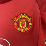 24/25 Man Utd Home Kids Soccer Jersey