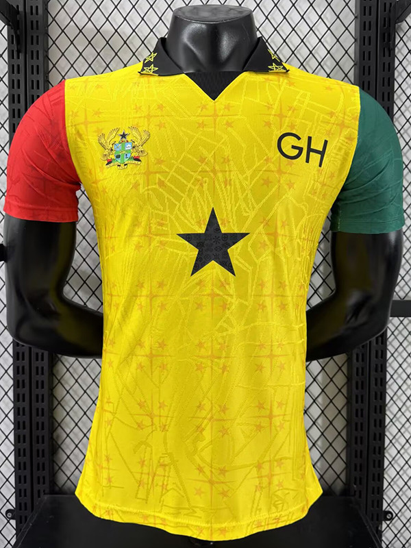 26/27 Ghana Yellow Commemorative Edition Player Version Soccer Jersey