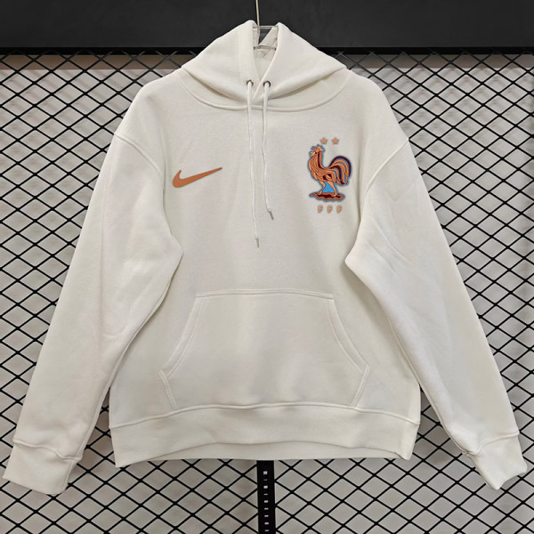 25/26 France White Hoody