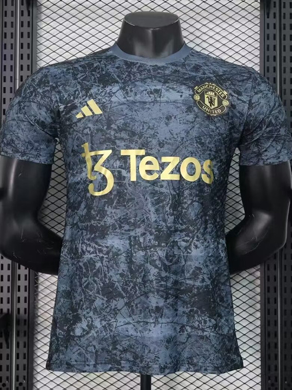24/25 Man Utd  Stone Rose Special Edition Player Version Soccer Jersey