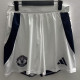 24/25 Man Utd  White Away Player Version Shorts Pants