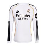 25/26 season  Real Madrid  Home Player Version  Long sleeved jersey