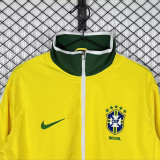 2010/2011 Brazil Yellow Retro  Windbreaker