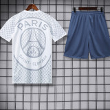 25/26 PSG Grid Tower White Training Short Suit