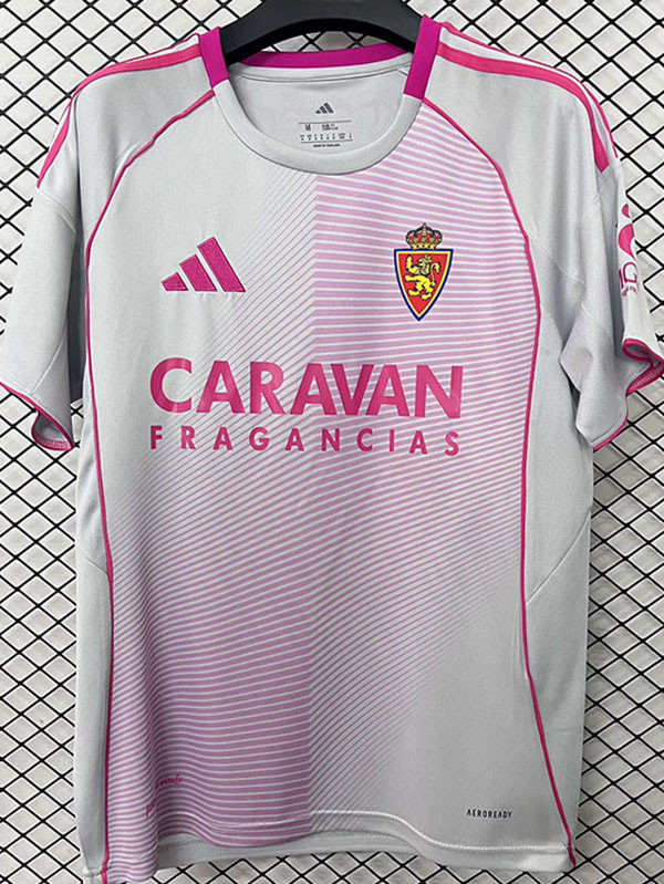 25/26 Zaragoza Special Edition Pink Fans Soccer Jersey