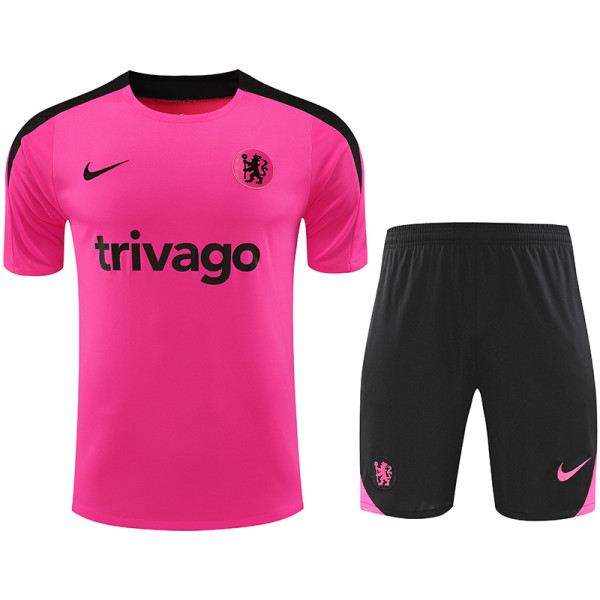 24/25 CHE Pink Training Shorts Suit