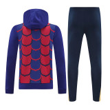25/26  BAR Blue Red Team Logo Hooded  Tracksuit