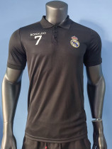 26/27 RMA Black Player Version  Polo Shirt