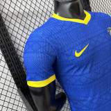 26/27 Brazil Special Edition Blue Player Version Soccer Jersey