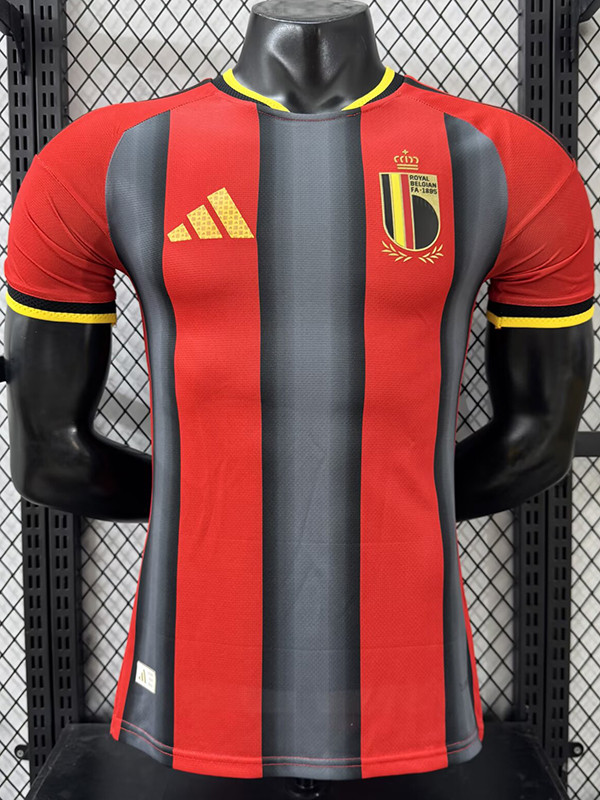 26/27 Belgium Special Edition Red& Grey Player Version Soccer Jersey