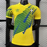 26/27 Brazil Special Edition Yellow Player Version Soccer Jersey